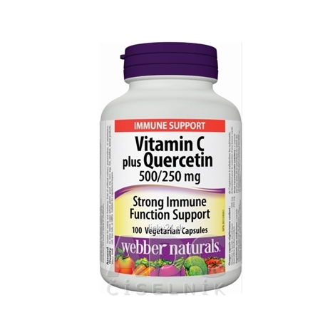 Webber Naturals Vitamin C 500 mg+Quercetin 250 mg