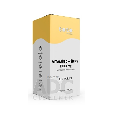 TOTO VITAMÍN C 1000 mg + ŠÍPKY