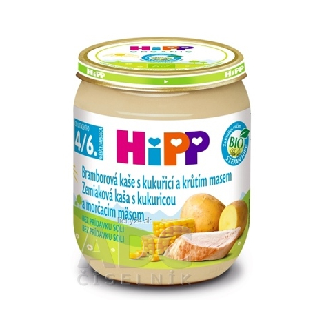 E-shop HiPP Príkrm BIO Zemiaky s kukuricou a morč.mäsom