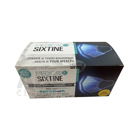 MEDICAL SIXTINE chirurgické rúško MS3-nano