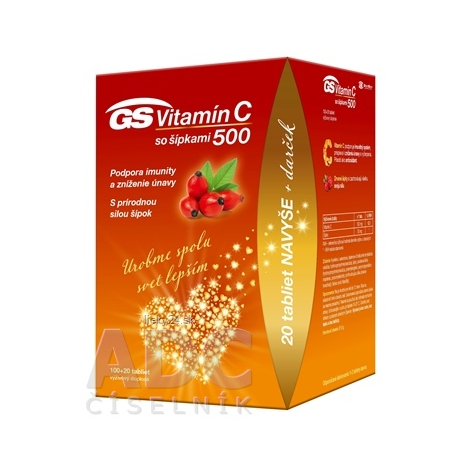 GS Vitamín C 500 so šípkami darček 2021