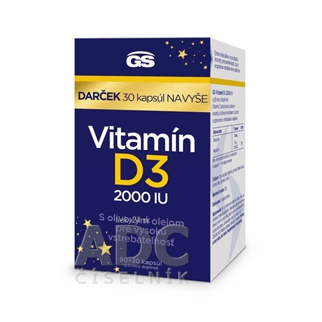 GS Vitamín D3 2000 IU darček 2023