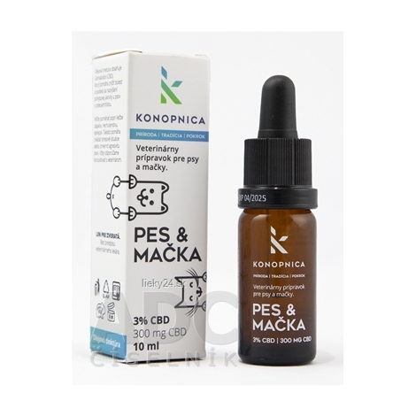 konopnica PES & MAČKA 3 % CBD