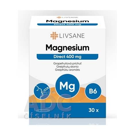 LIVSANE Magnézium Direct 400 mg