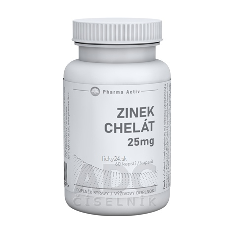 E-shop Pharma Activ ZINOK Chelát 25 mg