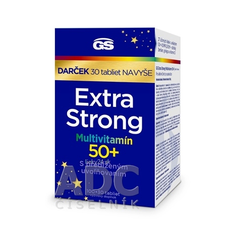 GS Extra Strong Multivitamín 50+, darček 2023