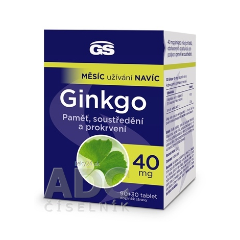 E-shop GS Ginkgo 40 mg