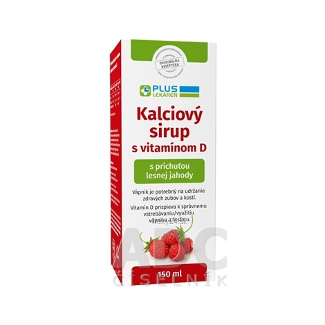 PLUS LEKÁREŇ Kalciový sirup s vitamínom D