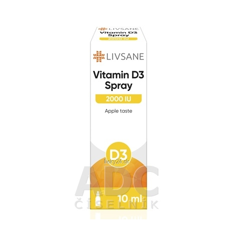 LIVSANE Vitamín D3, 2000 IU