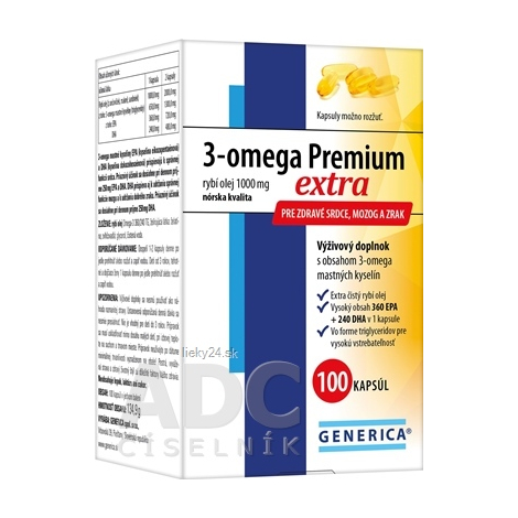 GENERICA 3-omega Premium extra 100cps