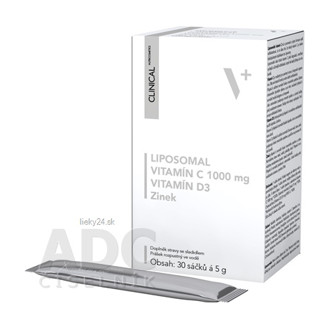 CLINICAL LIPOSOMAL Vitamín C 1000 mg+D3+Zinok