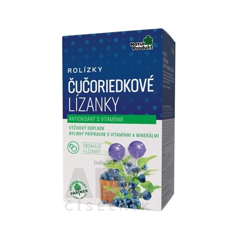 NaturProdukt ROLÍZKY Čučoriedkové Lízanky