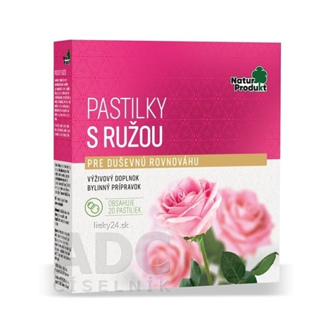 NaturProdukt PASTILKY S RUŽOU