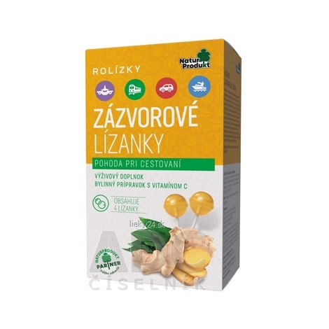 NaturProdukt ROLÍZKY Zázvorové Lízanky