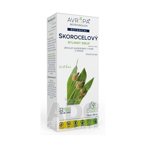 AVROPA Skorocelový sirup