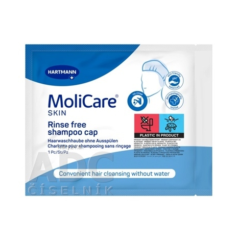 E-shop MoliCare SKIN Rinse free shampoo cap 1ks