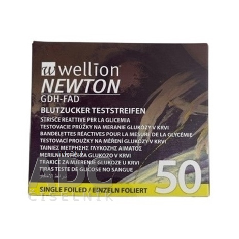 Wellion NEWTON GDH-FAD Prúžky testovacie