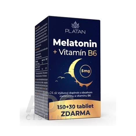 E-shop PLATAN Melatonín + Vitamín B6