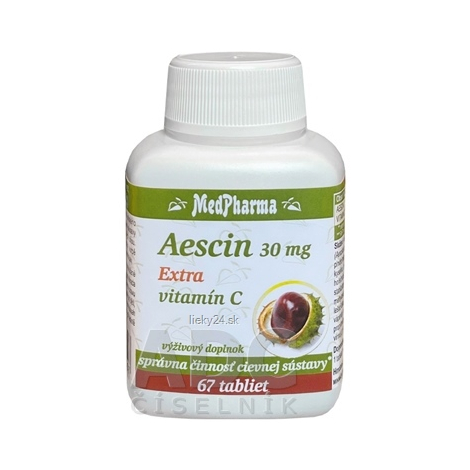 E-shop MedPharma Aescin 30 mg Extra vitamín C