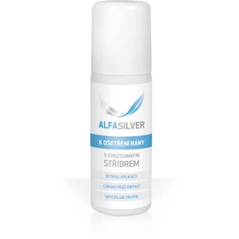 AlfaSilver sprej na ošetrenie rán 125 ml