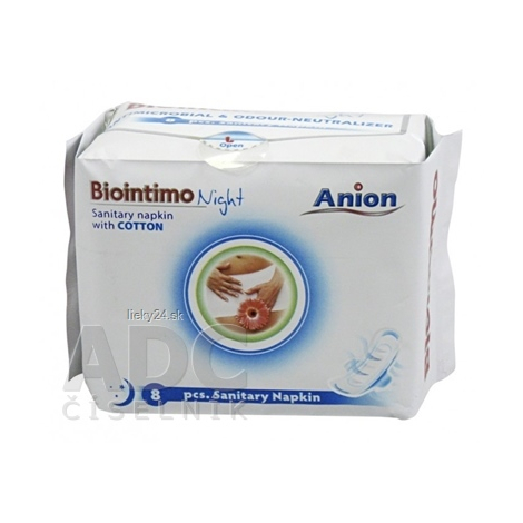 Biointimo Anion nočné s krídielkami