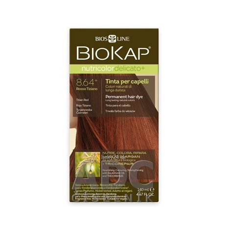 BIOKAP nutricolor delicato Farba na vlasy 8.64+