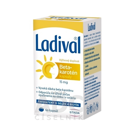 STADA Ladival Beta - karotén 15 mg