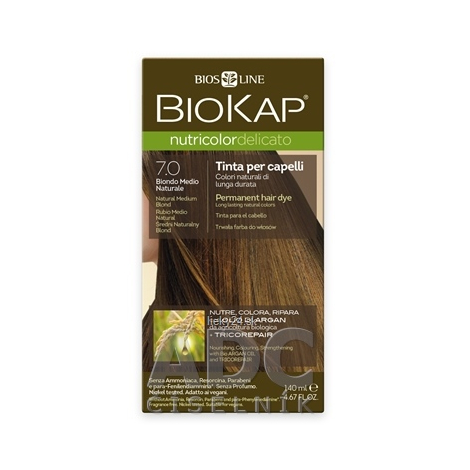 BIOKAP nutricolor delicato Farba na vlasy 7.0