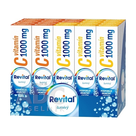 Revital vitamín C 1000 mg šumivý MIX BOX