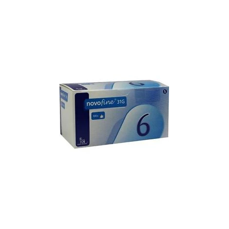 IHLY INZULÍNOVÉ NOVOFINE 31G 0,25x6MM injekčná ihla jednorázová 1x100 ks