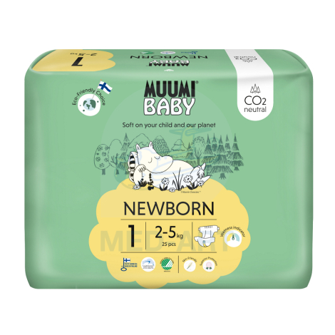 E-shop Muumi Baby 1 Newborn 2-5 kg 25 ks