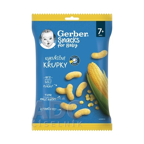 E-shop Gerber Snacks Kukuričné CHRUMKY