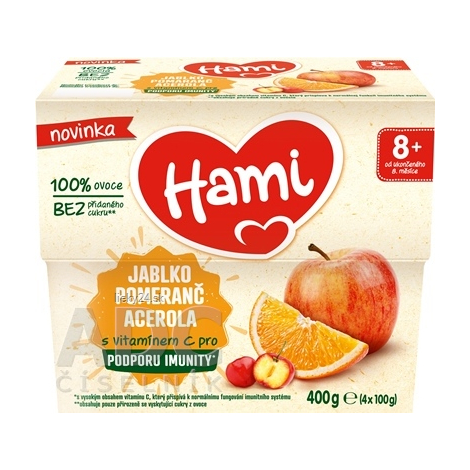 Hami 100% ovocie JABLKO POMARANČ ACEROLA