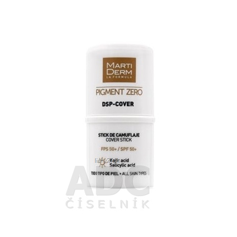 MartiDerm PIGMENT ZERO DSP COVER STICK SPF 50+