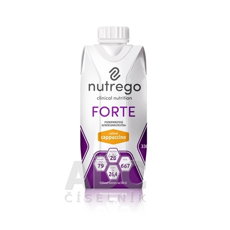 Nutrego FORTE s príchuťou cappuccino