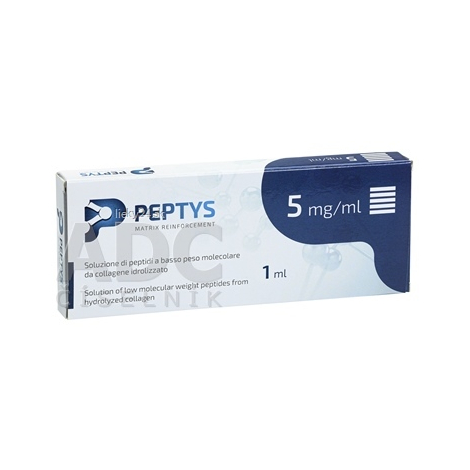 PEPTYS 5 roztok peptidov PEP-51 z kolagénu 5 mg/ml