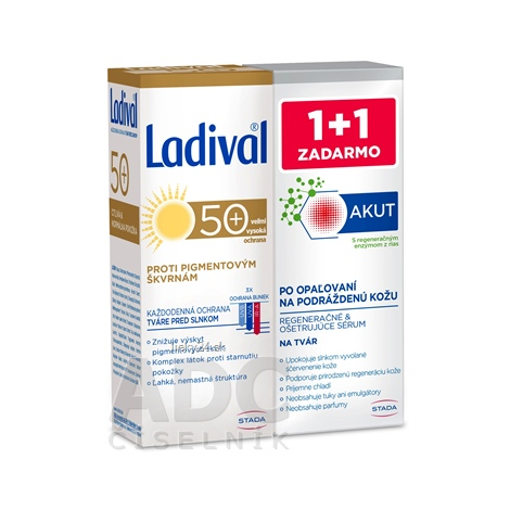 Ladival Anti-spot 50+SPF + Akut Face serum