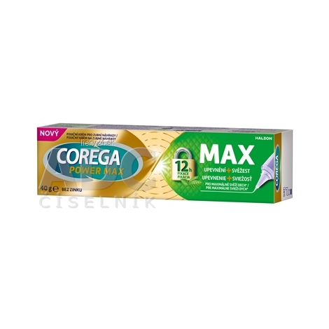 COREGA POWER MAX UPEVNENIE + SVIEŽOSŤ