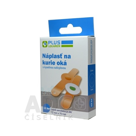 PLUS LEKÁREŇ Náplasť na kurie oká