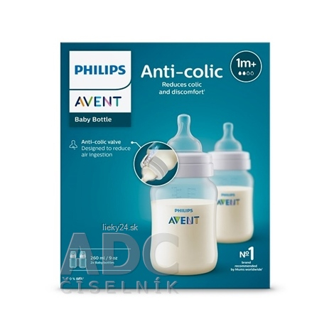 AVENT FĽAŠA Anti-colic 260 ml