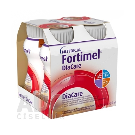 FORTIMEL Diacare čokoláda 4 x 200 ml