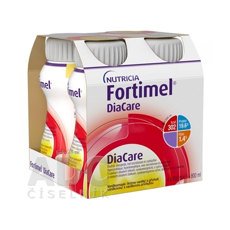 FORTIMEL Diacare vanilka 4 x 200 ml