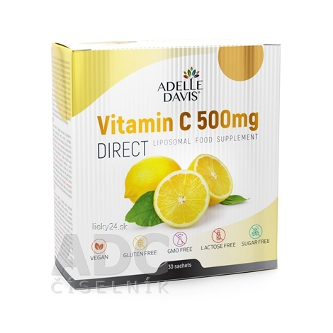 ADELLE DAVIS Vitamín C 500 mg direct lipozomálny 30 vrecúšok