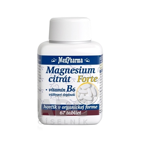 MedPharma MAGNESIUM citrát Forte vitamín B6
