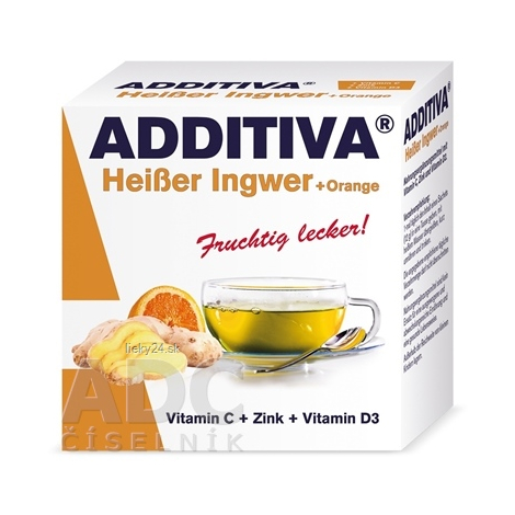 ADDITIVA Horúci dúšok Zázvor s pomarančom