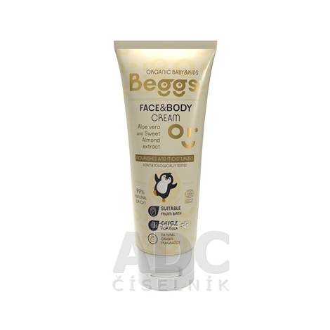 BEGGS Detský hydratačný krém na pleť a telo 75 ml