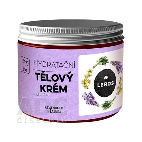 LEROS HYDRATAČNÝ TELOVÝ KRÉM LEVANDUĽA & ŠALVIA