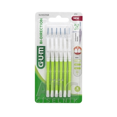 GUM BI-DIRECTION ULTRA Medzizubná kefka 0,7 mm
