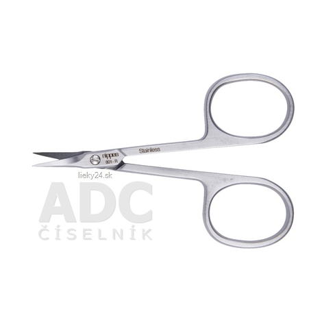 Nippes Nožničky na kožu zahnuté špicaté 9 cm