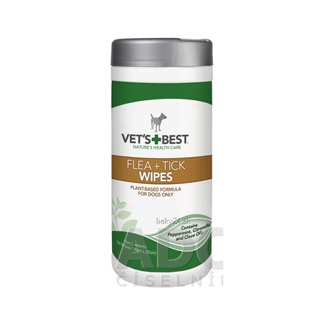 VET´S+BEST FLEA & TICK WIPES
